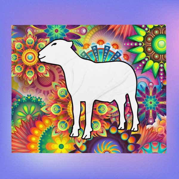 Psychedelic Soft Lamb Blanket